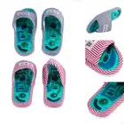 Коврик для акупунктурного массажа ног шлепанцы медицинская обувь рефлексотерапия магнитные сандалии иглоукалывание Здоровый Уход за ногами магнит для массажа обувь