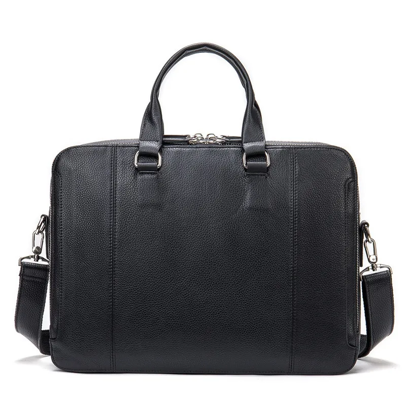Business Briefcase Genuine Leather Men Shoulder Bag Crossbody Bag For Man Handbag Male Briefcase Laptop Bag Work Business Bag