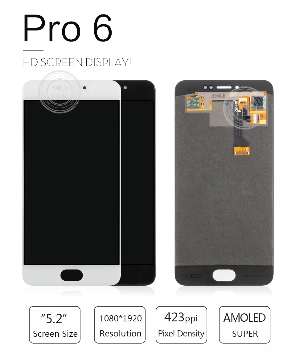Для Meizu Pro 6 Plus ЖК-панель сенсорная для Meizu Pro 6S экран дигитайзер Сенсорное стекло для Meizu Pro 6 дисплей запасные части