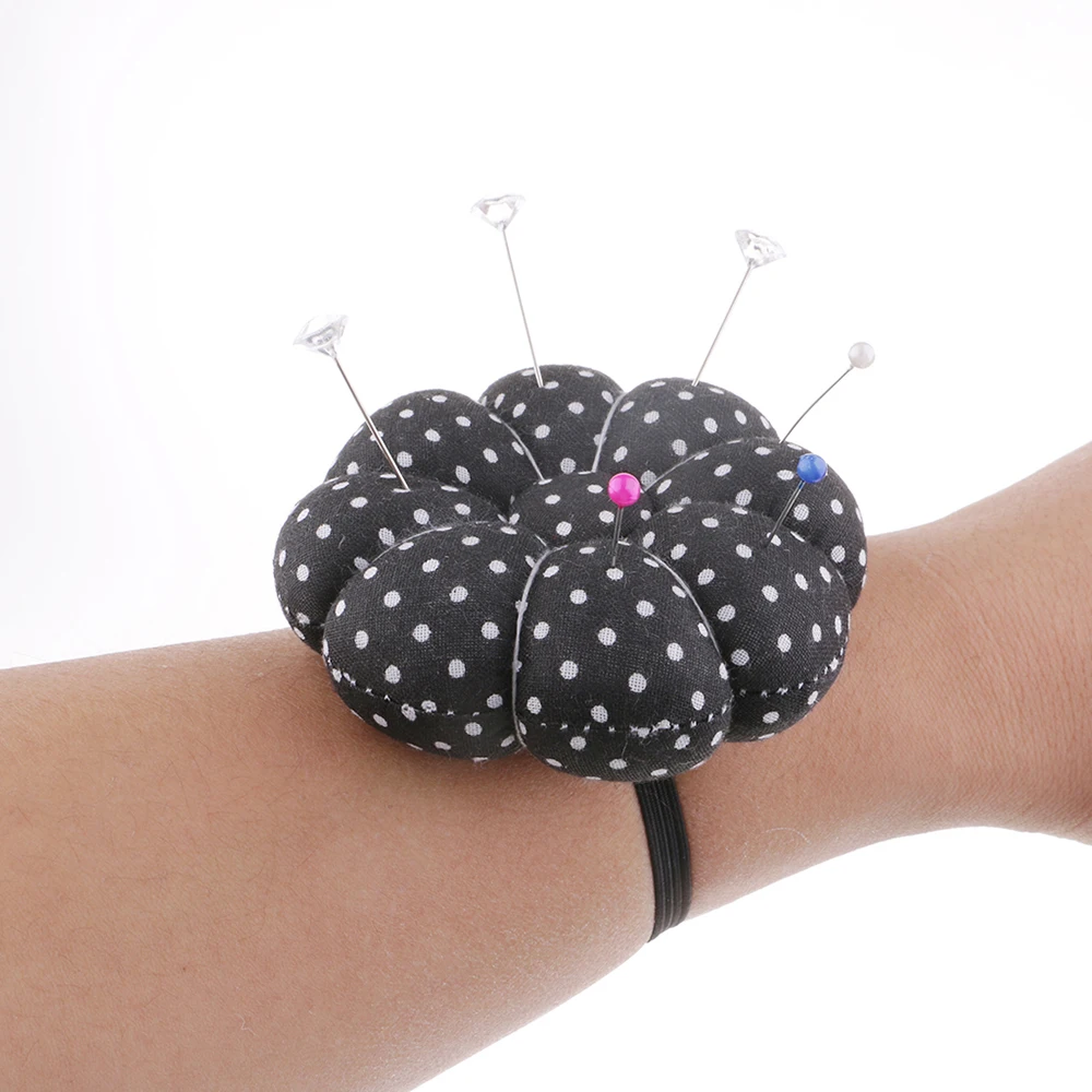 Швейные булавки в форме тыквы хлопковые тканевые пуговицы ремешок на запястье