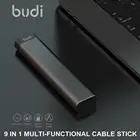 Портативный многофункциональный смарт-адаптер BUDI, карта хранения данных, USB-кабель, универсальный, 15 Вт, для iPhone, Huawei, Xiaomi, Samsung