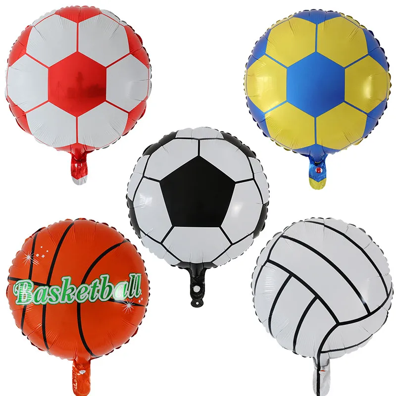 

50pcs 18inch soccer jersey football Party helium balloons Boy birthday Decoration latex Football Supplies kids Toys balloons