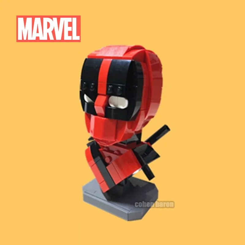 

New Marvel Super Heroes Deadpool Bust Collection Star Space Wars Stormtrooper Robot Building Blocks Bricks Toy Gift Kid