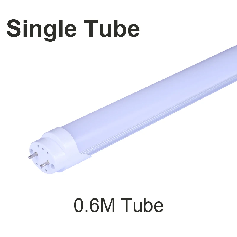 0.6M Tube Светодиодный ламповый светильник T8 2ft 9 Вт 10 Вт 600 мм супер яркий T8 трубки лампы G13 SMD2835 заменить светодиодные флуоресцентные огни 220V холодный белый - Испускаемый цвет: 0.6M Tube