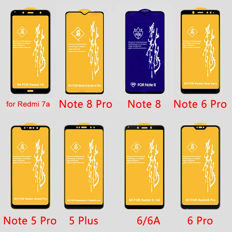 KEYSION, закаленное стекло для Redmi Note 8, 8 Pro, 8 T, 8A, 7, 7A, защита экрана телефона, HD, прозрачное, полное покрытие, стекло для Redmi Note 7, 6 Pro