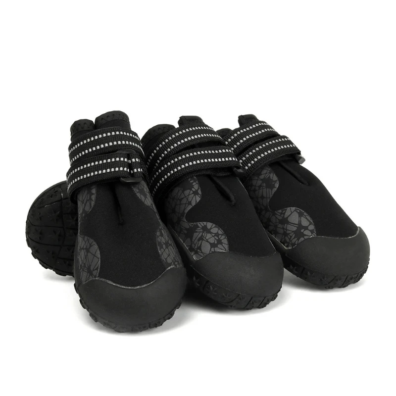 

Dog Shoes for Hot Pavement Waterproof Dog Boots with Reflective Straps Durable