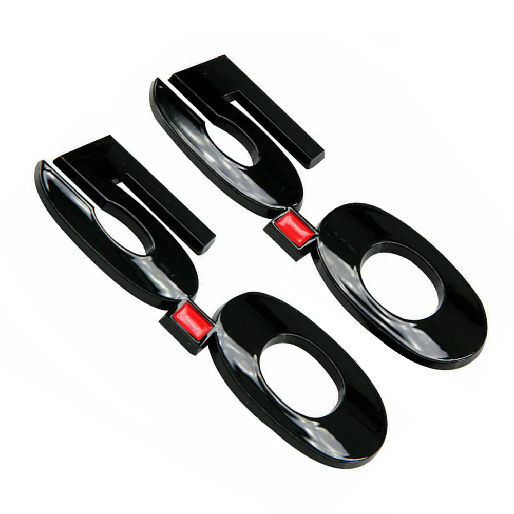 

13.9*3.7*0.55CM Car Sticker Right Left Fender Emblem Zinc Alloy Replacement