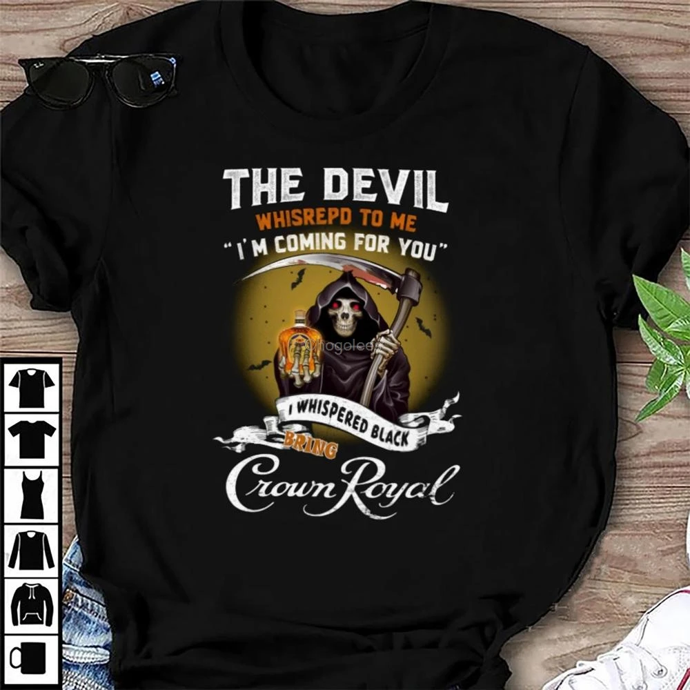 Дьявол шепот мне я иду к вам и возвращает корону рубашка королевская |