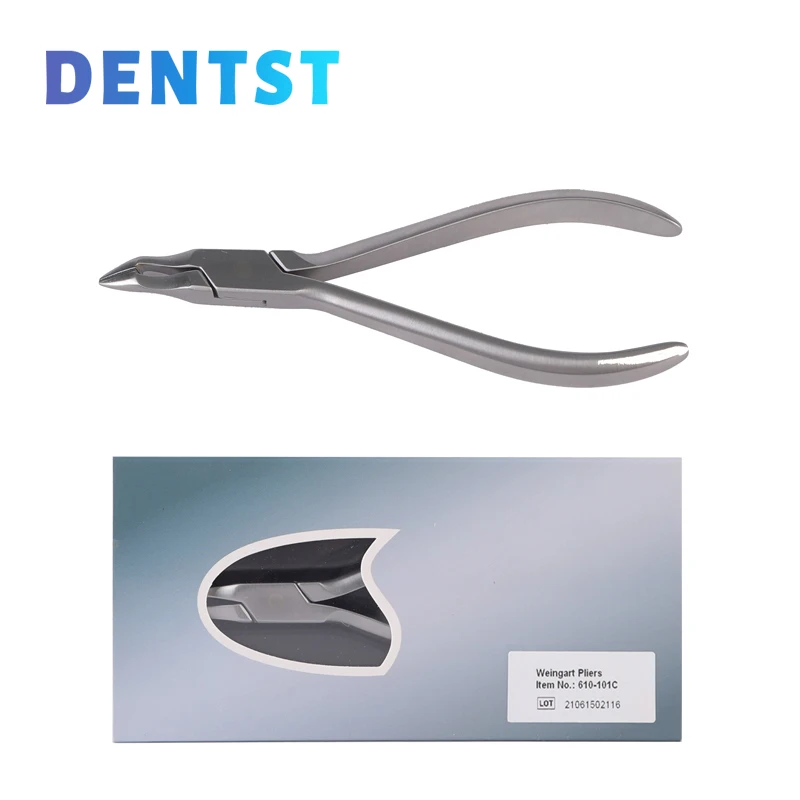 Dental Orthodontic Wire Bending Forming Forcep Weingart Plier Cinch Back Plier Dentist Tool Stainless Steel Serrated Tip