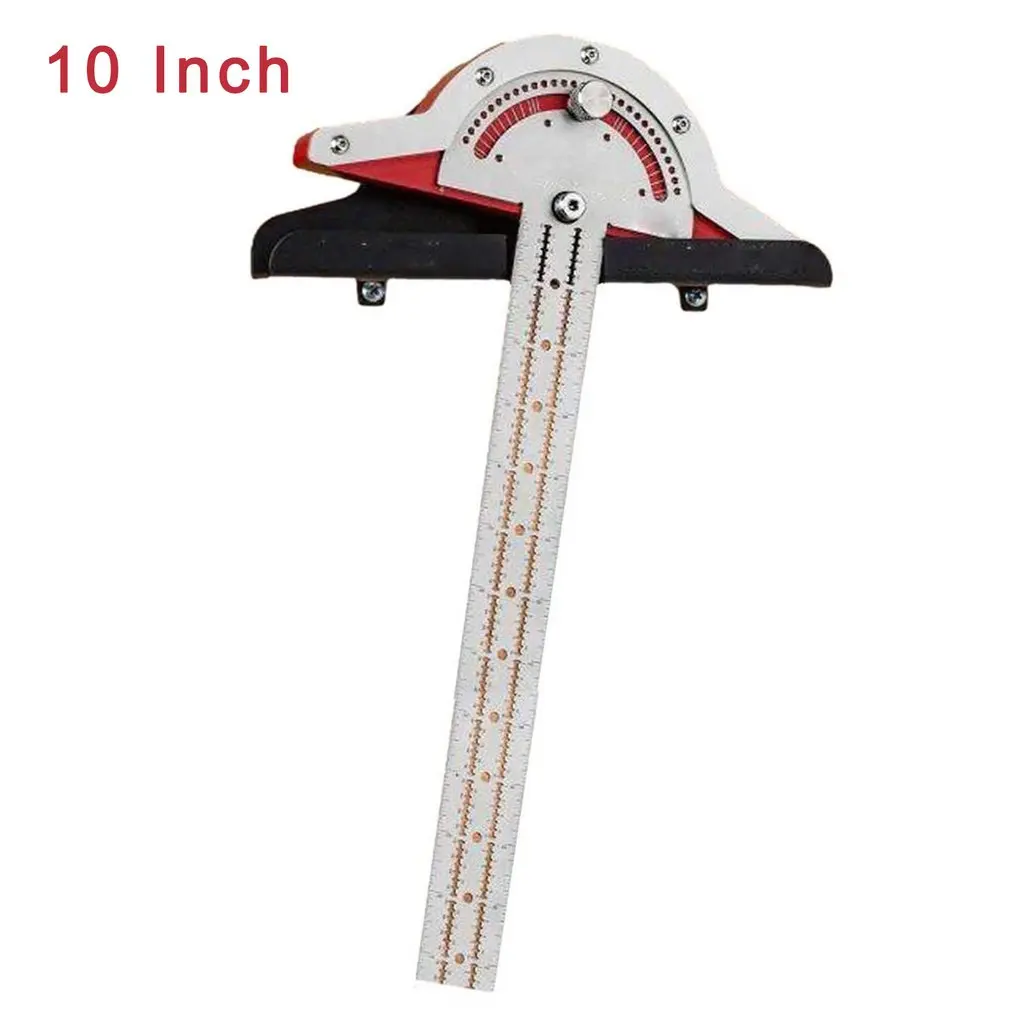 

Woodworkers Edge Rule Efficient Protractor Angle Protractor Woodworking Ruler Angle Measure Stainless Steel Carpentry Tool