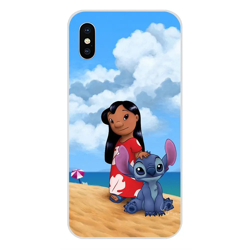 Чехол для телефона Lilo Stich Ohana роскошный Резиновый ТПУ чехол Apple iPhone 4 5 5C 6 6S 7 8 Plus X XS