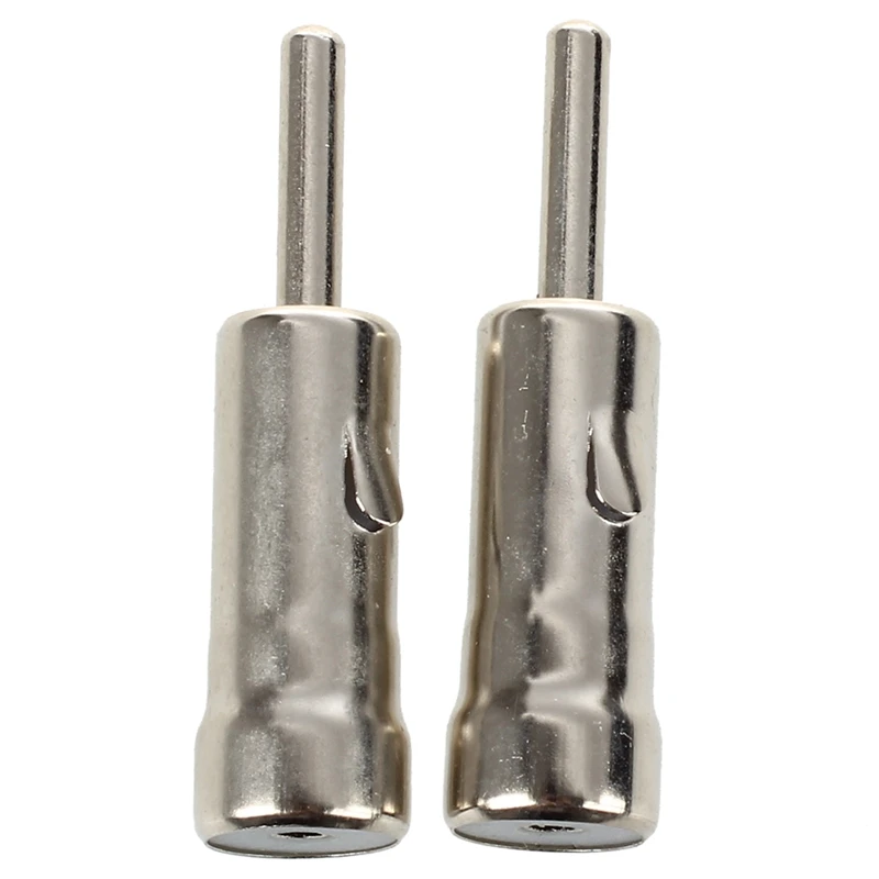 

2 Pcs Car Male Plug AM/FM Radio Antenna Cable Adapters Connectors