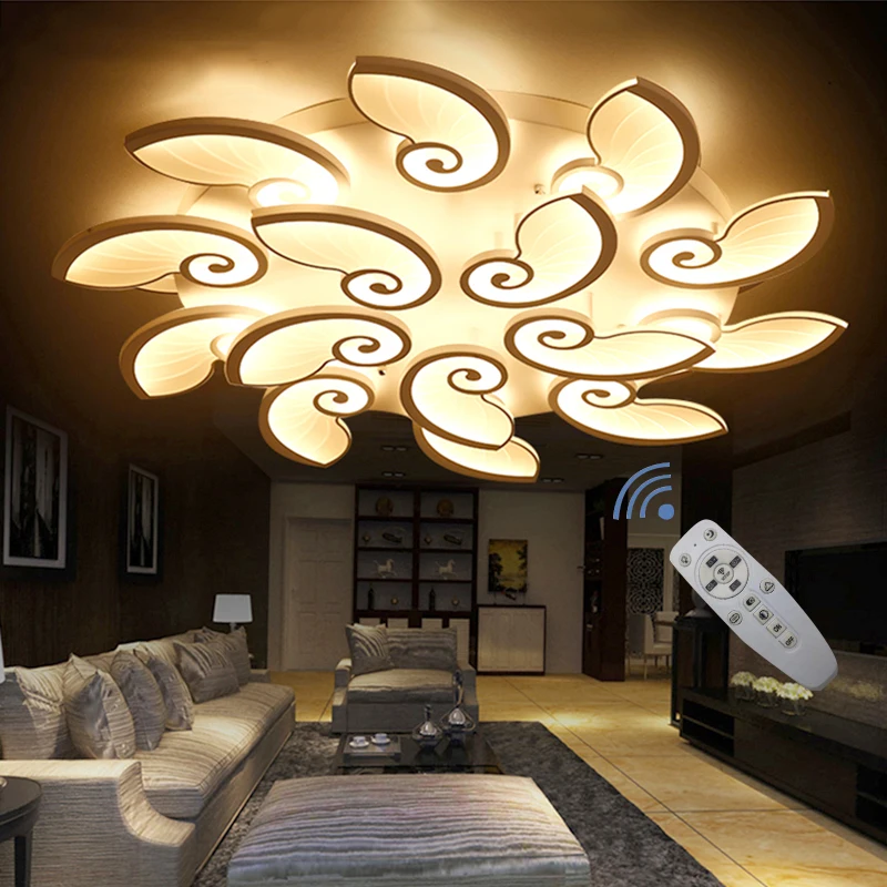 

Modern chandelier living room lamp bedroom lamp study room LED chandelier ceiling lamp AC90-260V home lighting