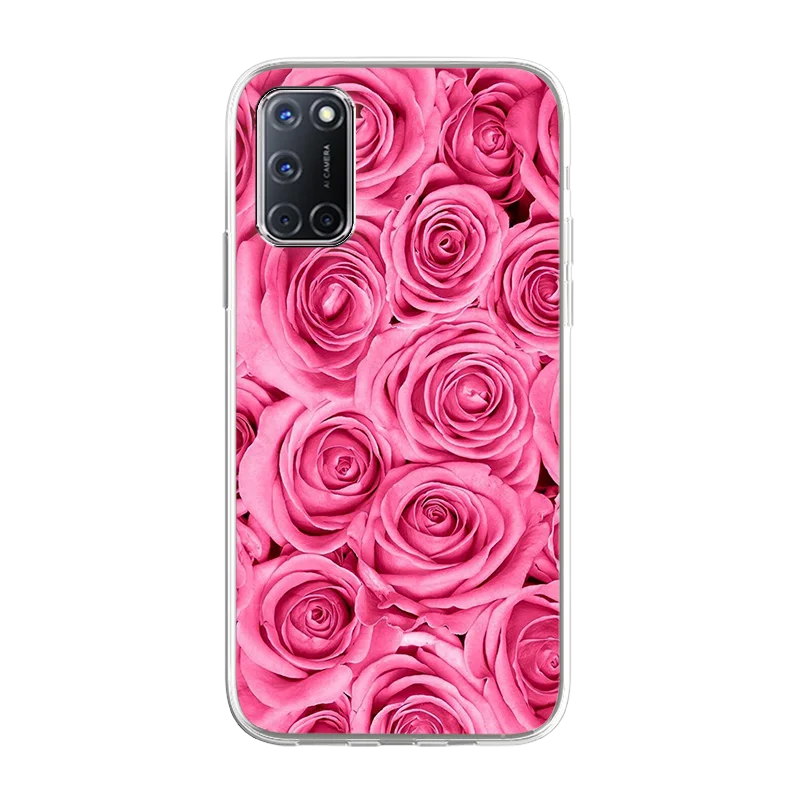 

Butterfly Love Flower Series Silicone Phone Back Covers for OPPO Reno Ace Case Phone Cases for Realme 3Pro 5 6 7 C11 X7 X7Pro