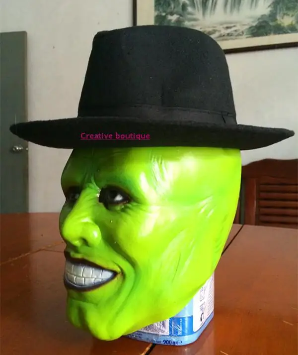 Маска на Хеллоуин костюм Джима карри зеленая маска для косплея нарядное платье
