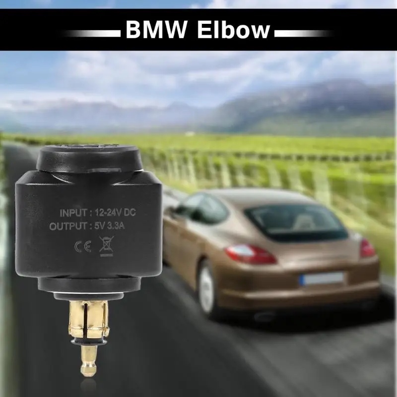 Адаптер зарядного устройства с двойным USB для мотоцикла 3 1 А BMW Hella/DIN Powerlet Plug Moto