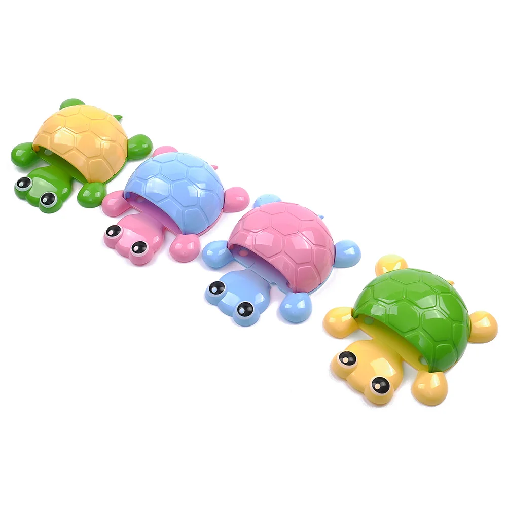 

1Pcs Cartoon Turtle Toothpaste Holder for Child Plastic Wall Suction Cups Shower Holder Toothpaste Holder Suction Hooks