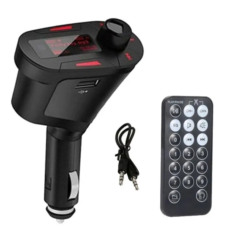 Новый компактный разноцветный Портативный USB fm передатчик беспроводной