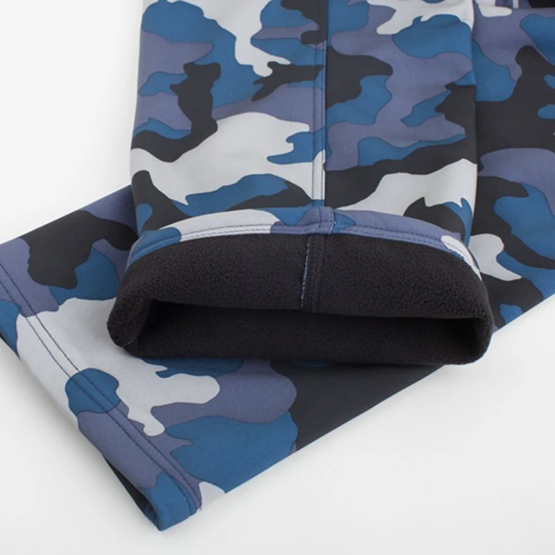 Мужские лыжные брюки ветрозащитные водонепроницаемые теплые флисовые для