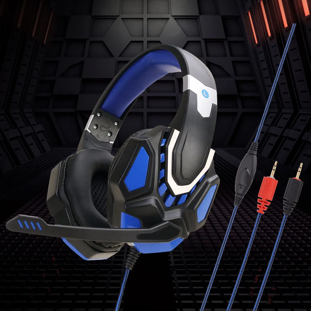 Проводная гарнитура 3 5 мм (два динамика) объемный звук Игровая Высокая