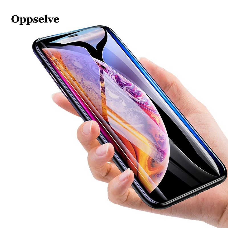 Oppselve Orginal Touch 5D закаленное стекло для iPhone 11 Pro X XS Max XR S полное покрытие Защита