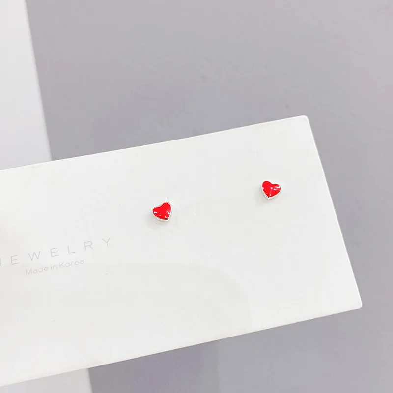 

2021 New Design 6 Pcs 14K Gold Plated Knot Stud Earrings Luxury Jewelry Cubic Zircon Heart Earrings