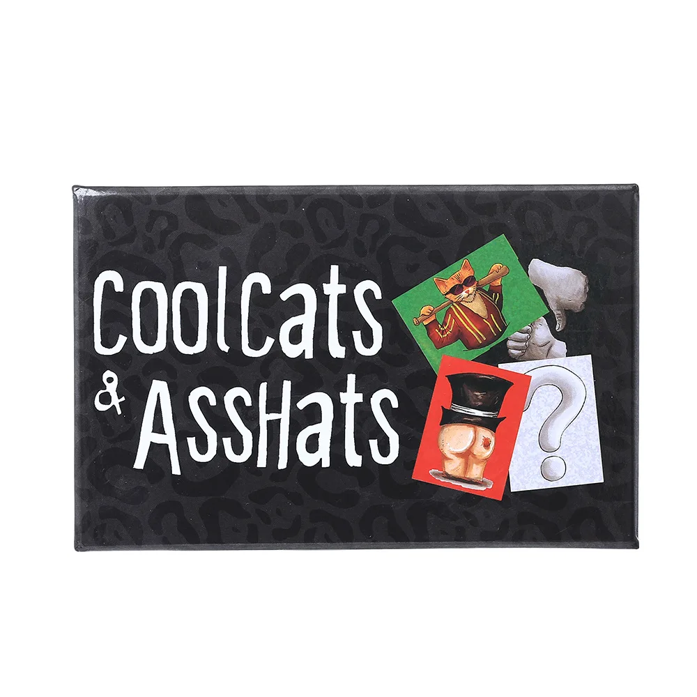 Карточная игра CoolCats & AssHats крутые кошки настольная для друзей|Карточные игры| |