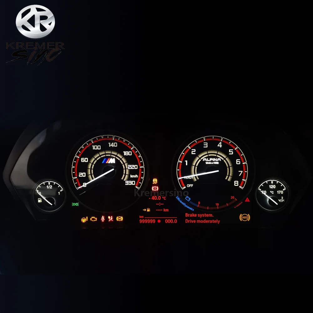 Наклейка для приборной панели BMW F30 Retrofit 330 км/ч|Наклейки салона авто| |