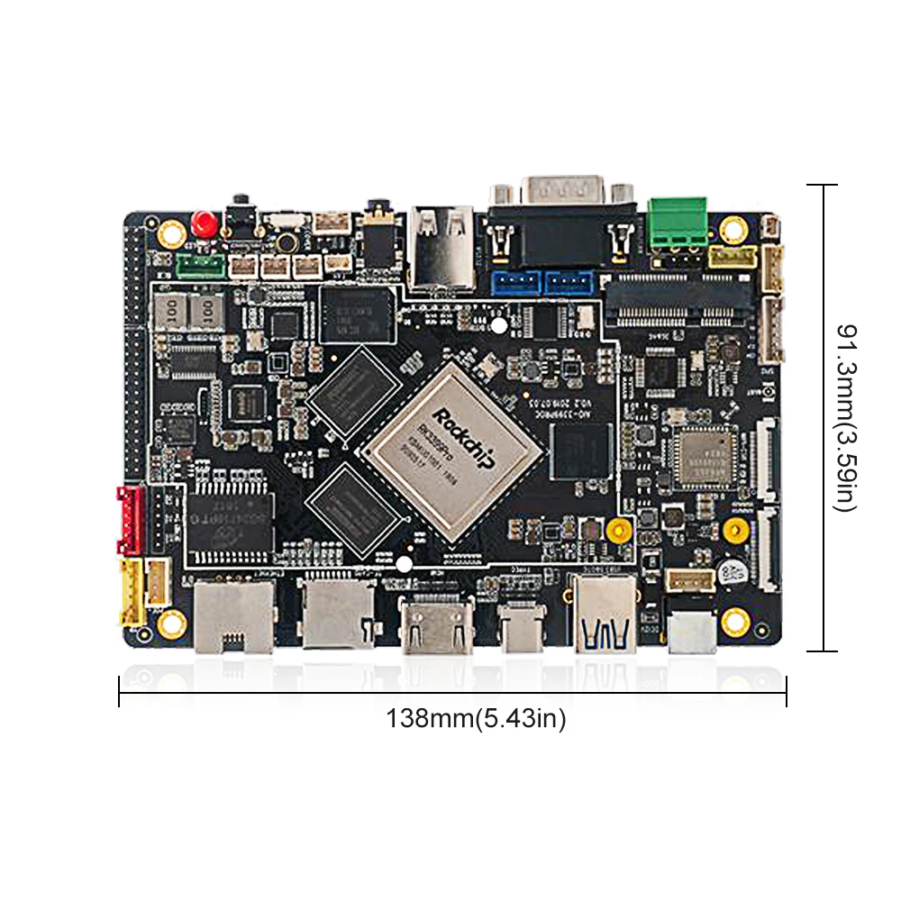 youyeetooSmartfly Firefly AIO-3399ProC RK3399Pro Single Board Computer for Aiot Cortex-A72 Cortex-A53 LPDDR3 Linux+QT/Android/ | Компьютеры