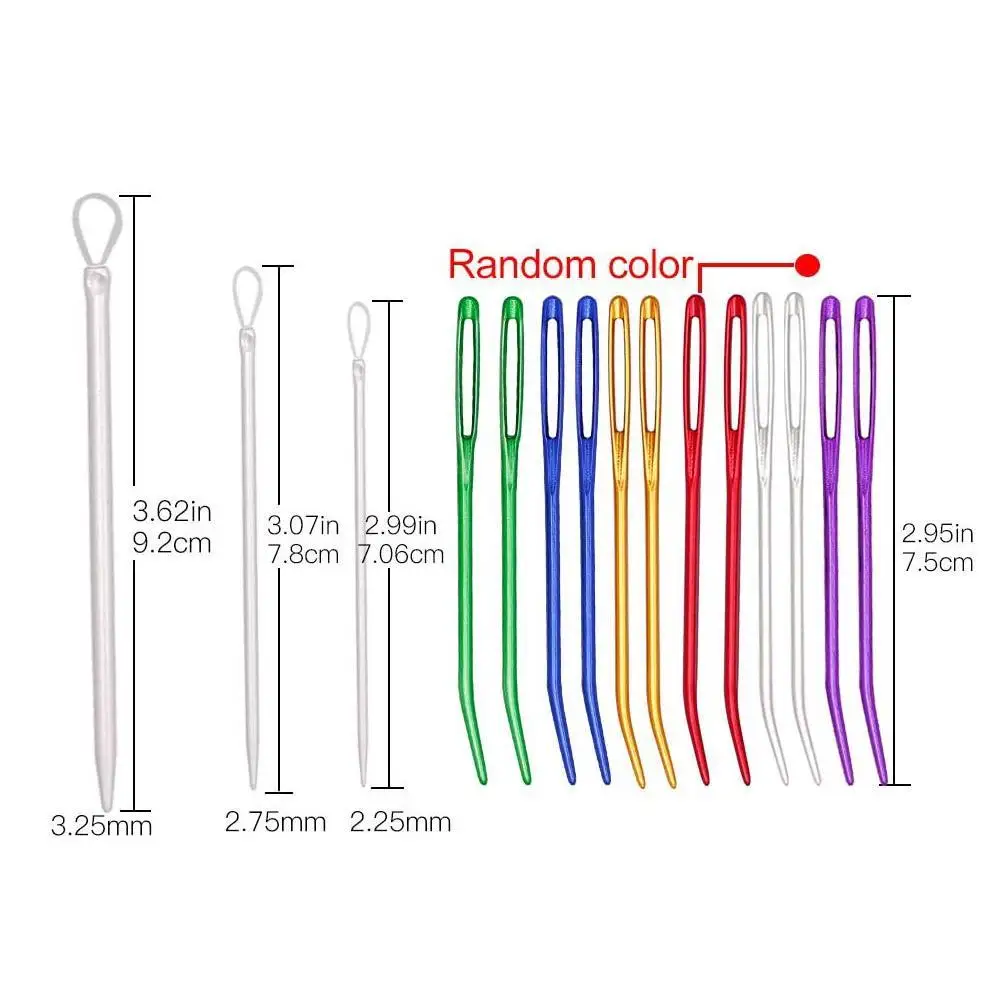 

Large Eyes Bent Needles Threader Set For Sewing Darning Needle Bent Tools Accessories Threading Sewing Knitting Yarn F6E4
