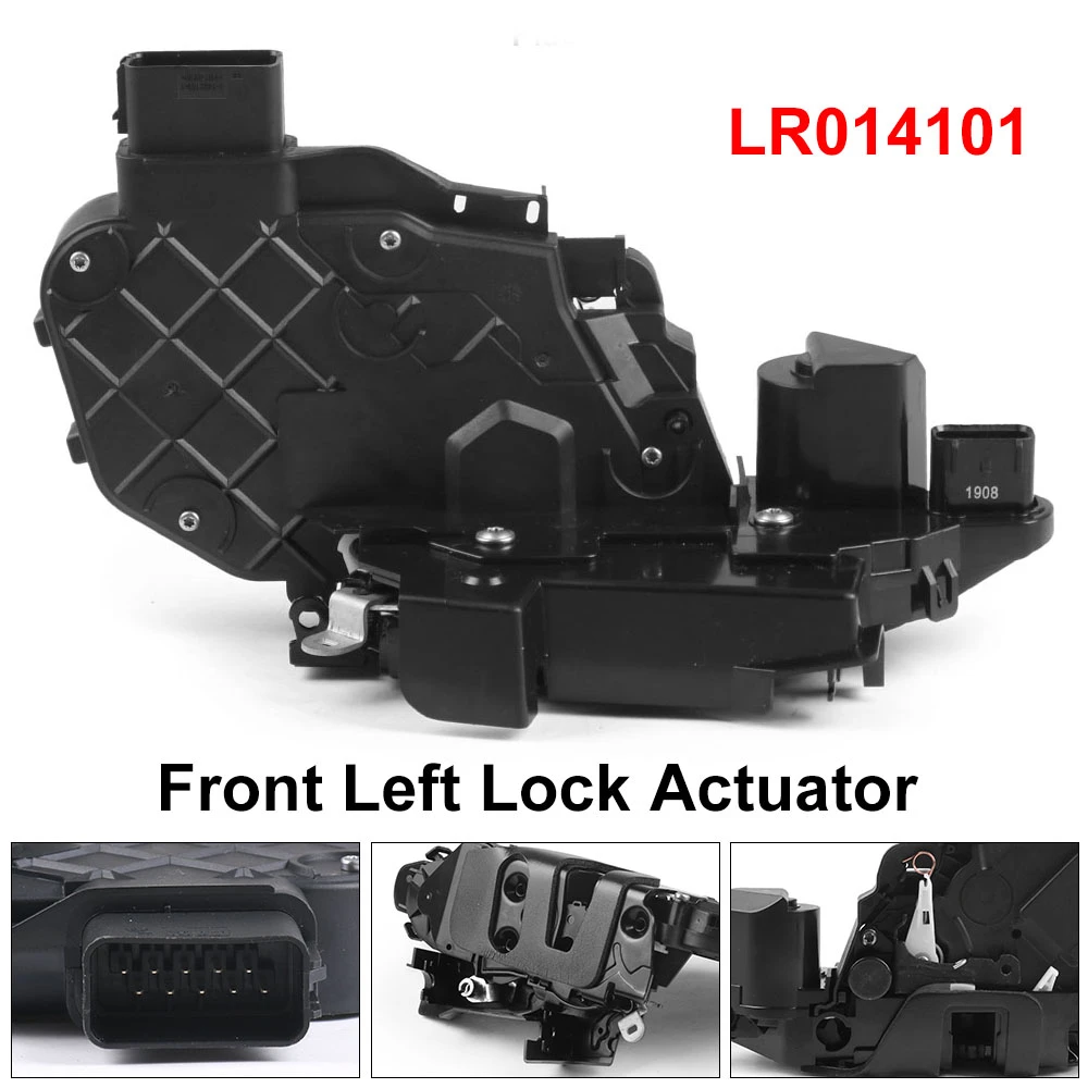Привод защелки передней левой двери для Land Range Rover Discovery 4 LR 014101 091526 6W8A-21813-GE