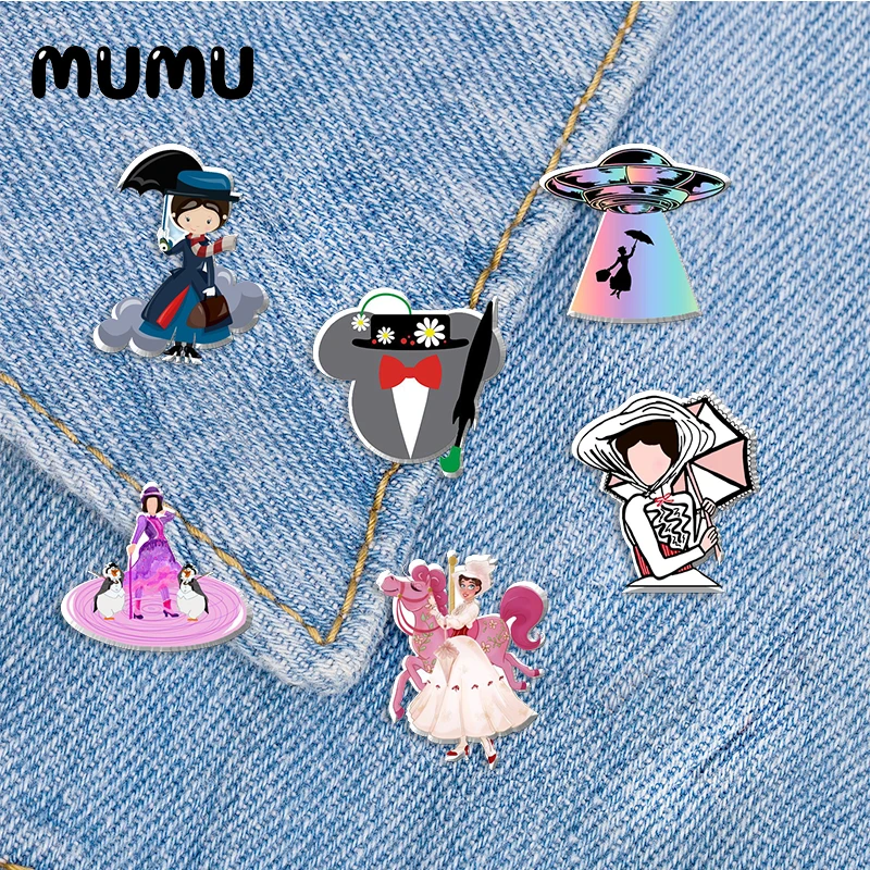 Брошь на лацкан акриловая ручной работы 2021 эпоксидные украшения сумка со значком