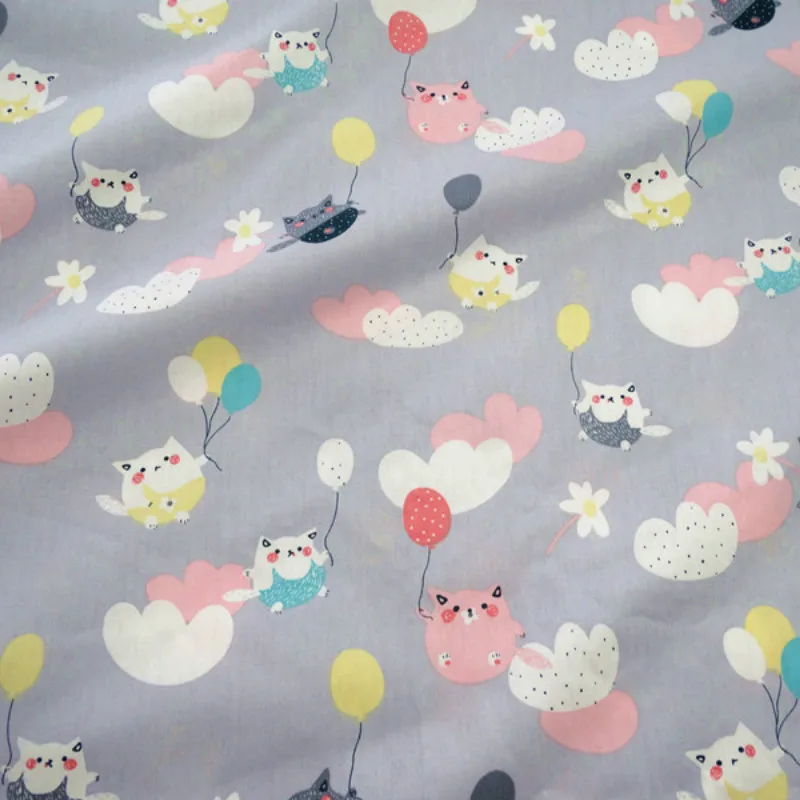 100% хлопок саржевая ткань постельные принадлежности детская Лоскутная Ткань