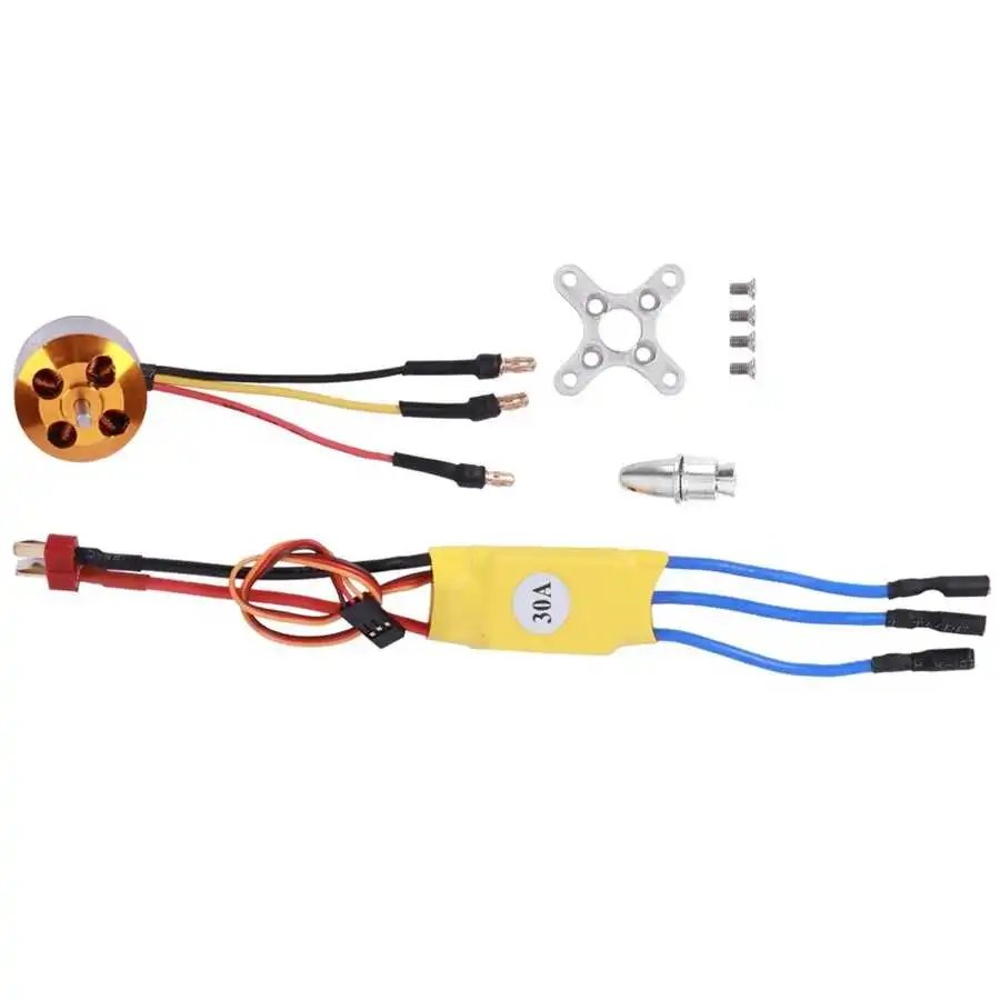 Запчасти для радиоуправляемых моделей 30A ESC Yellow + A2212 KV1000 / KV1400/KV2200 бесщеточный