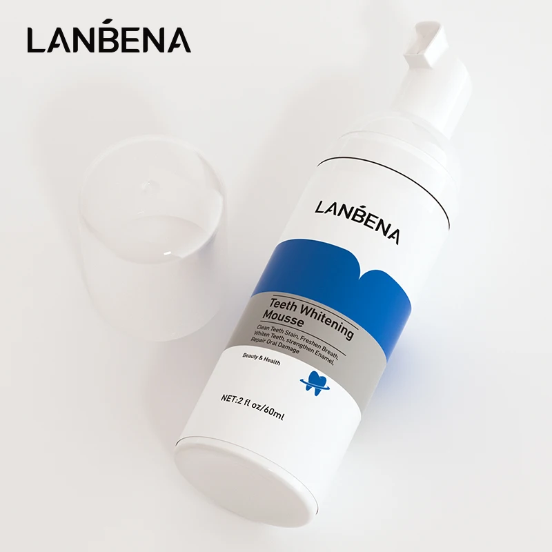 LANBENA зубной отбеливающий мусс для удаления пятен чистка зубов белыми зубами