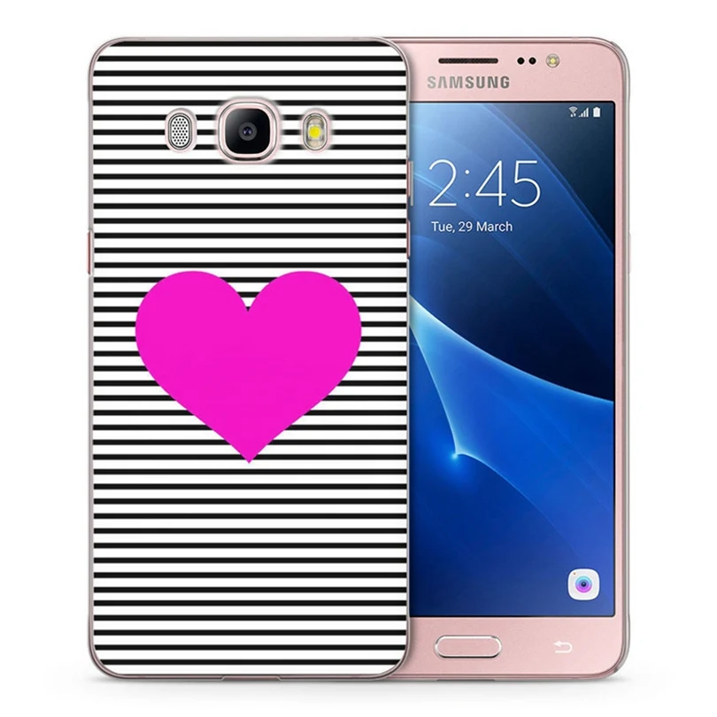Красный белый полосатый любовь фон серии для Samsung Galaxy A3 A5 2015 2016 2017 A30 A50 Мягкий ТПУ