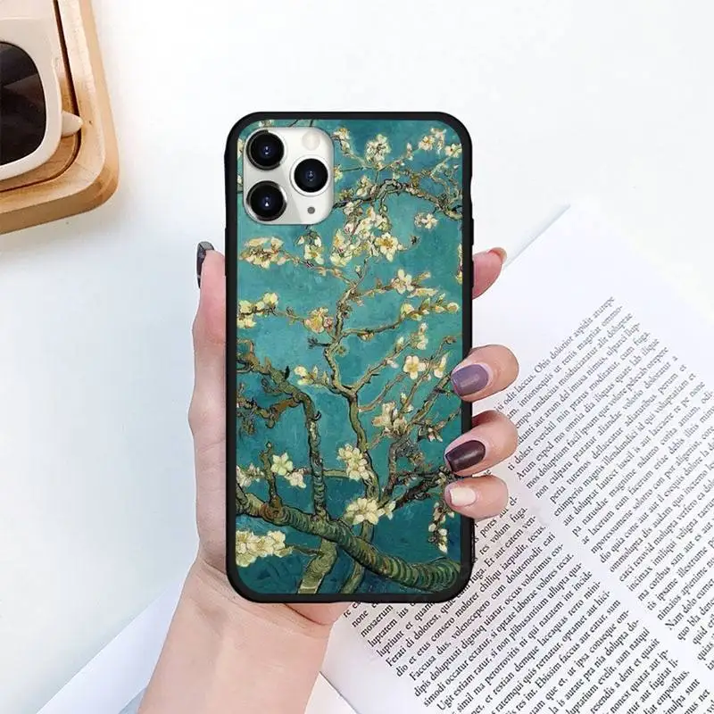 

Capinha para celular Van Gogh Phone Cases for iPhone 11 12 pro XS MAX 8 7 6 6S Plus X 5S SE 2020 XR mini