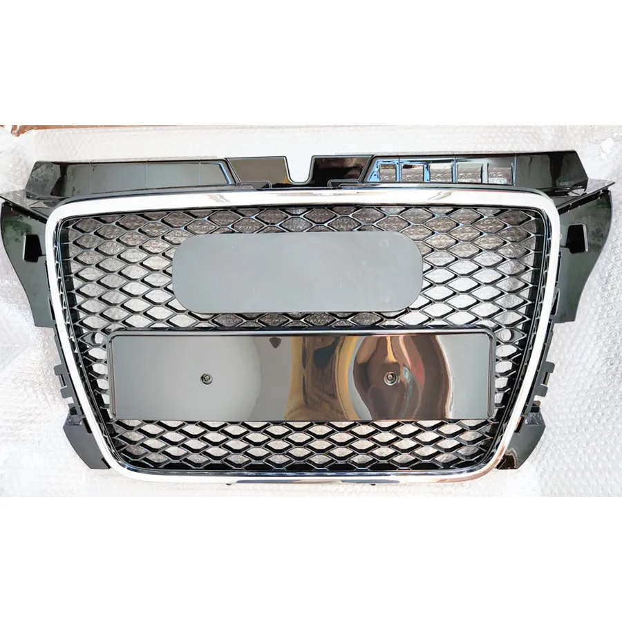 Для RS3 Style Front Sport Hex Mesh Honeycomb Hood решетка глянцевый черный для Audi A3/S3 8P 2009 2010 2011 2012
