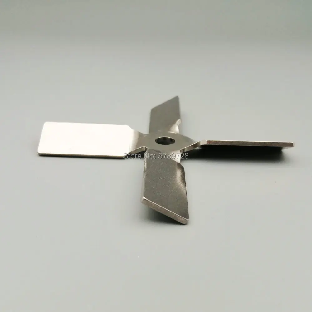 1pcs 304 stainless steel Four-bladed propeller Stirring press down the material cross paddle for laboratory mixer equipment | Канцтовары