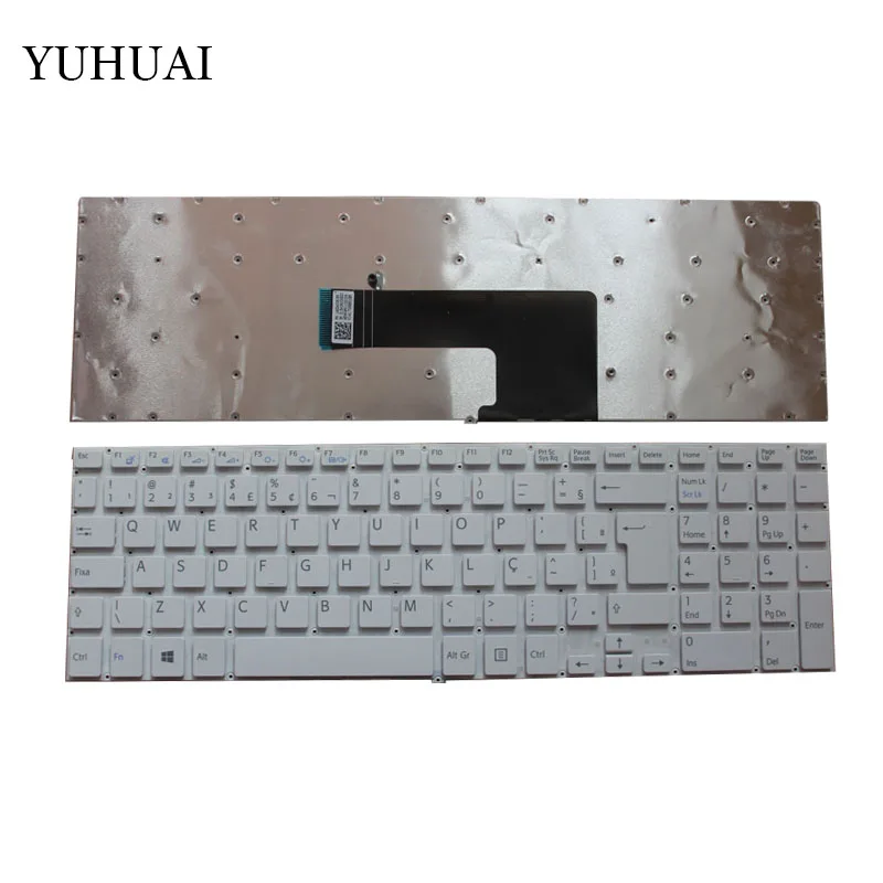 

Brazil Laptop keyboard for sony Vaio SVF15 FIT15 SVF151 SVF152 SVF153 SVF1541 SVF15E BR keyboard White
