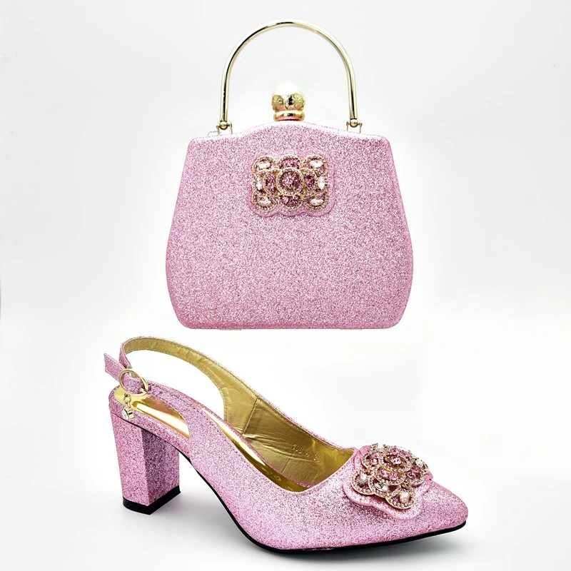 Набор из туфель и сумок в итальянском стиле для женщин комплект сумочки