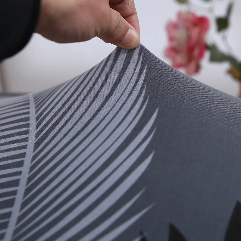 Чехол для скамьи с принтом эластичное моющееся пляжное покрытие диван защита от