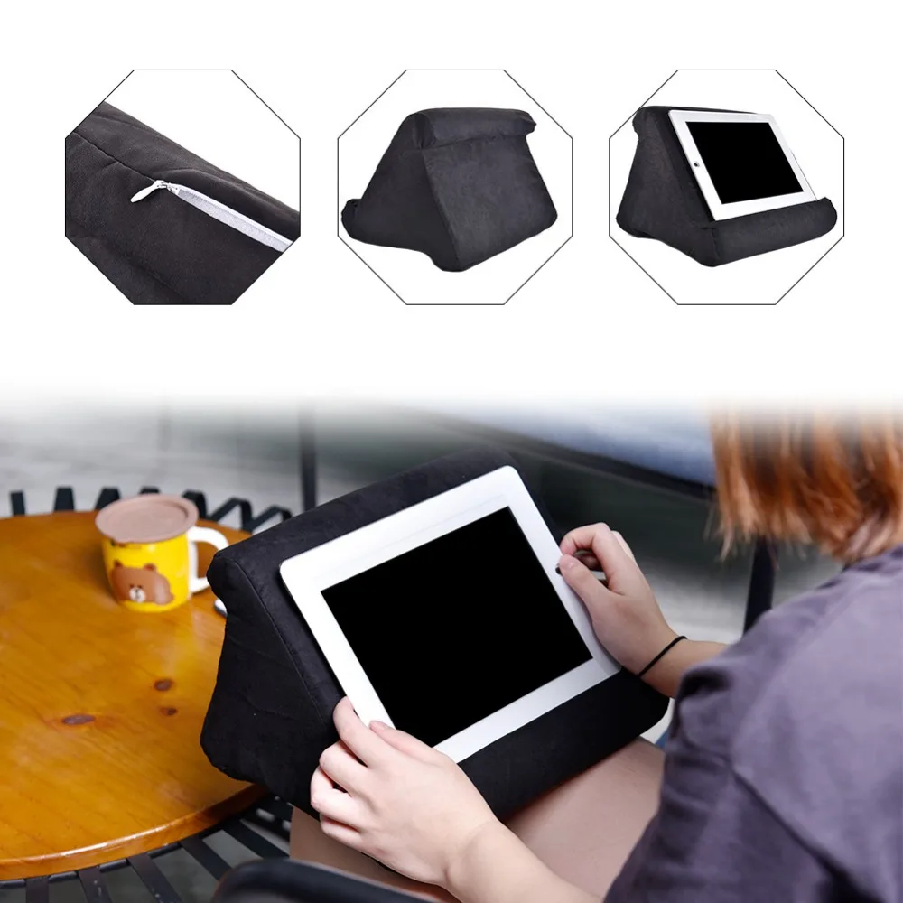 10 цветов Высокое качество мульти-Угол Мягкая Подушка Подставка для Ipad, планшетов, читателей, смартфонов книги журналов