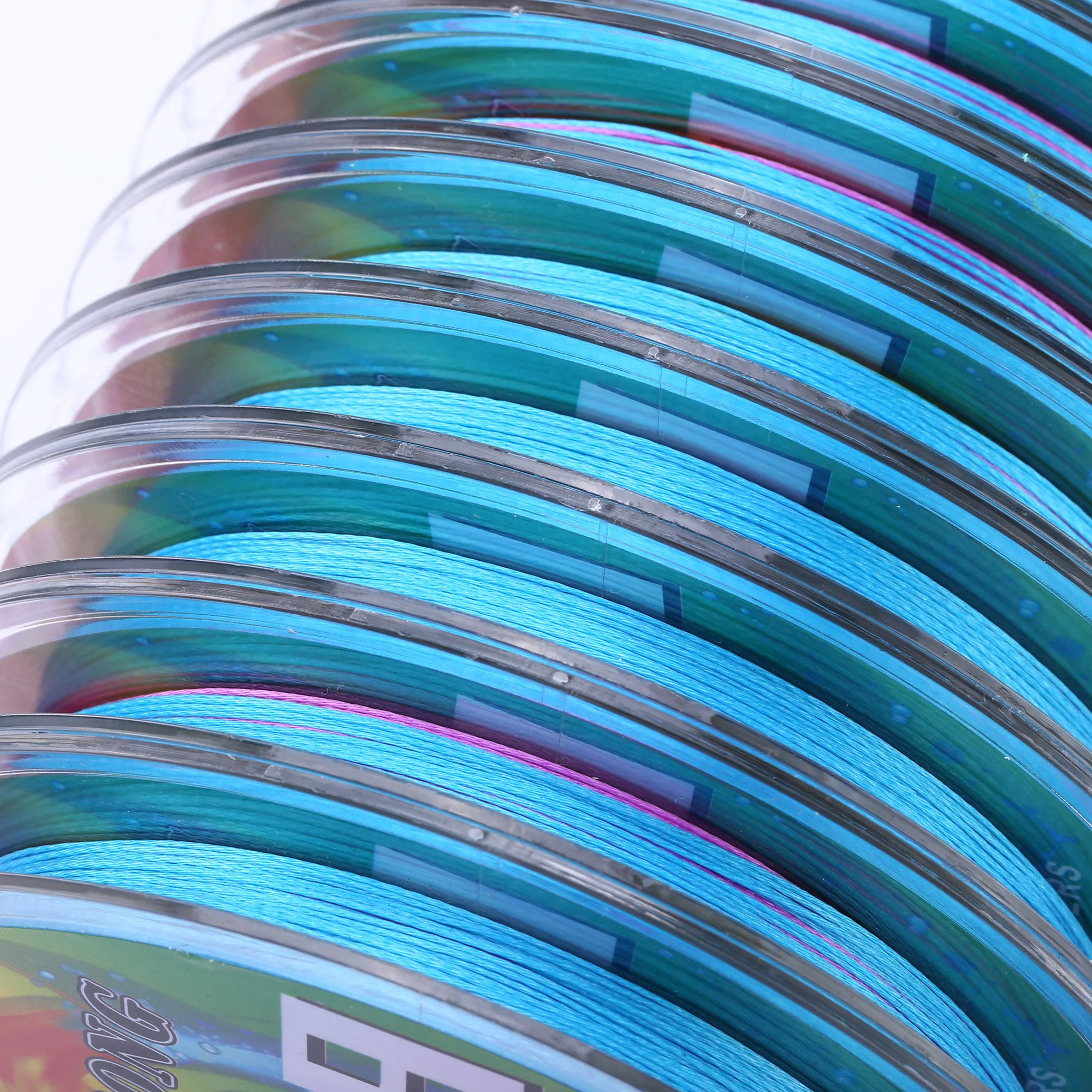 

Hot sale 9 braided PE line 100m X 10PCS fishing line high strength PE braided line colorful fishing line