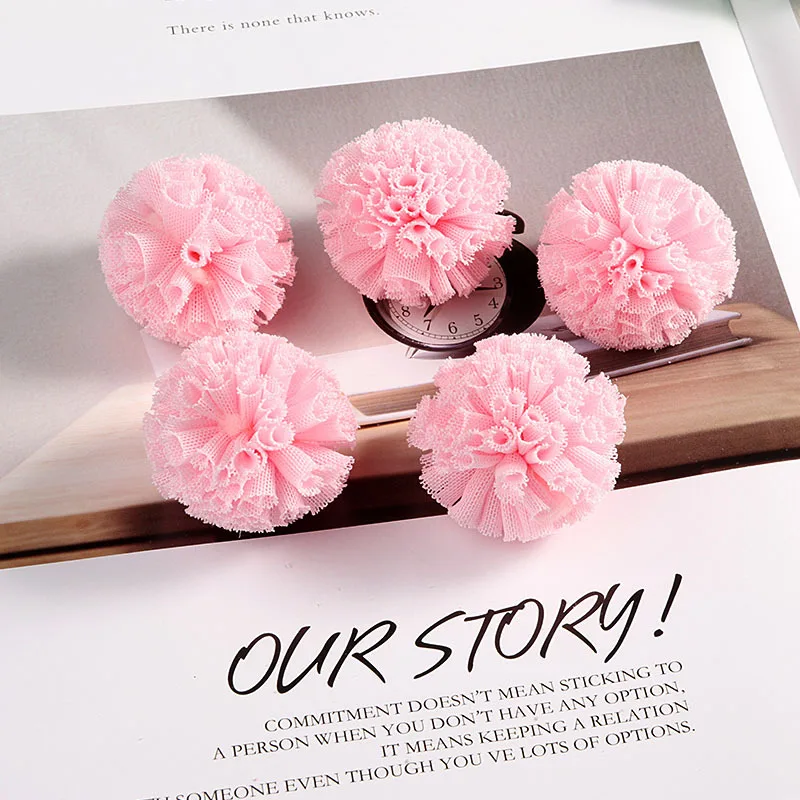 8 шт./лот разноцветные блестящие шарики из сетчатой пряжи высокого качества для