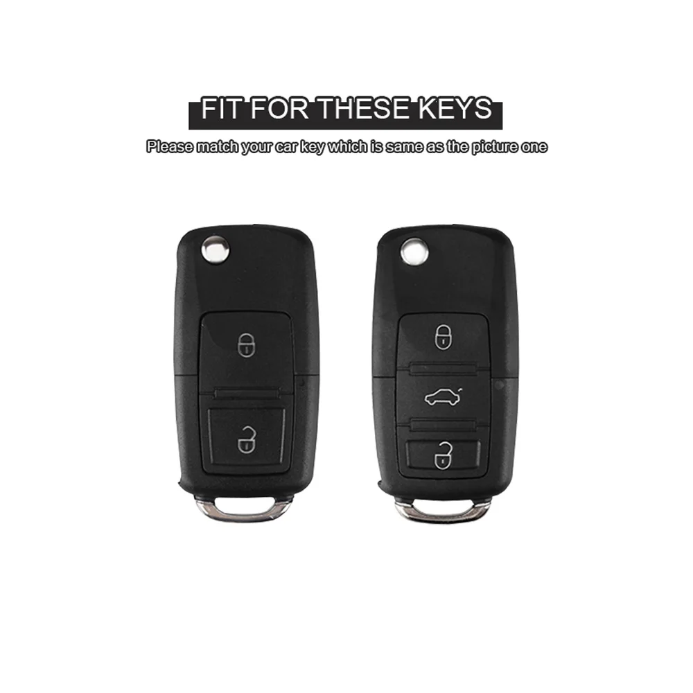

Metal Zinc Alloy Car Key Case Cover For VW Volkswagen Beetle Passat Tiguan Touran Jetta MK1-MK6 Golf GTI/Rabbit/R Car Styling