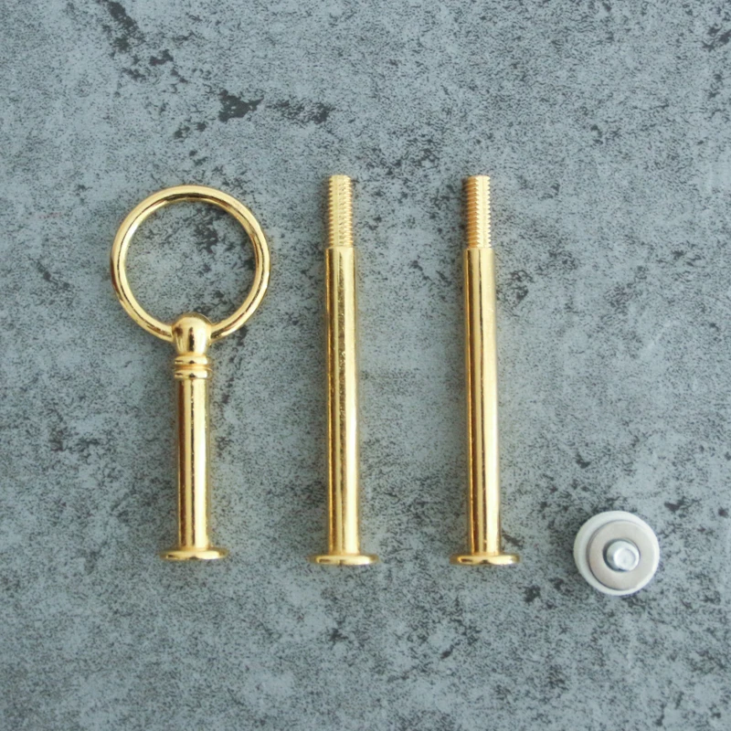 

10Pcs Mini Round GOLD New Color Cake Stand Fitting And Mix Style