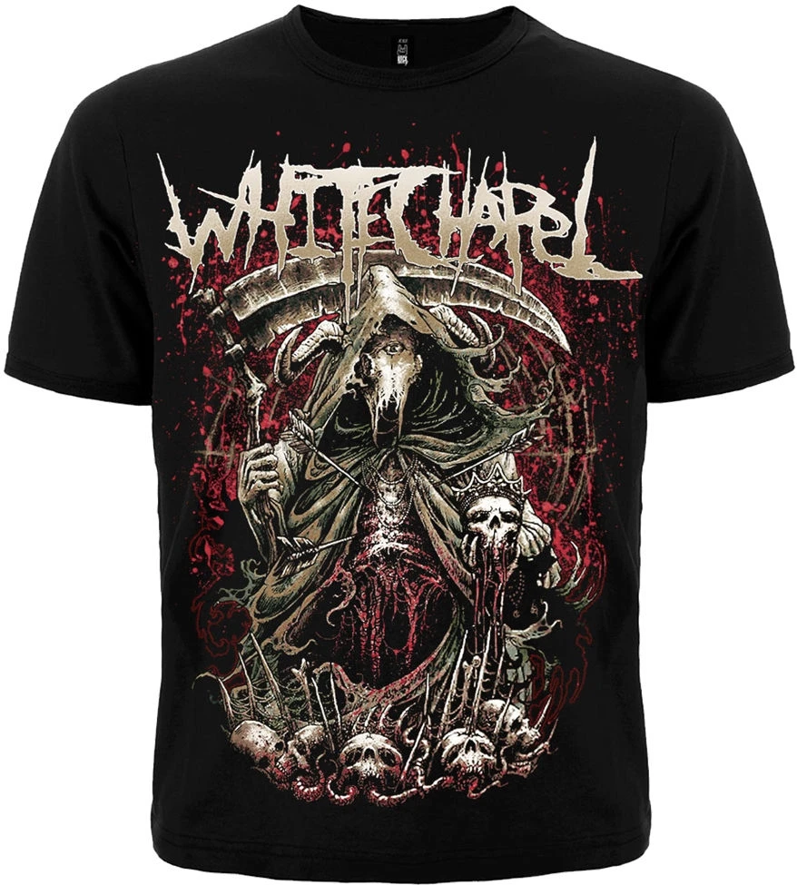 

T-shirt WHITECHAPEL THE KING IS DEAD New Different size. A metal band Nation