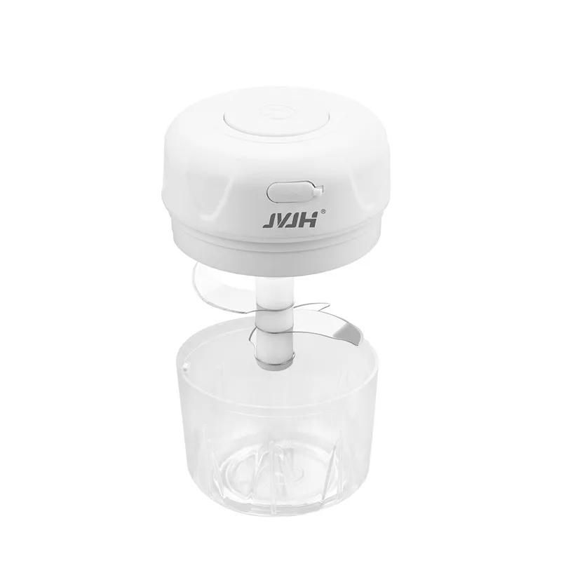 

USB Rechargeable Garlic Slicer Waterproof Safe Garlic Masher Ginger Mincer Fruit Juice Smoothie Blender Cordless Kitchen Helper