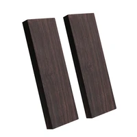 2 pcs black ebony lumber wood timber handle plate for music instruments diy tools 38 inch x 1 5 inch x 5 inch